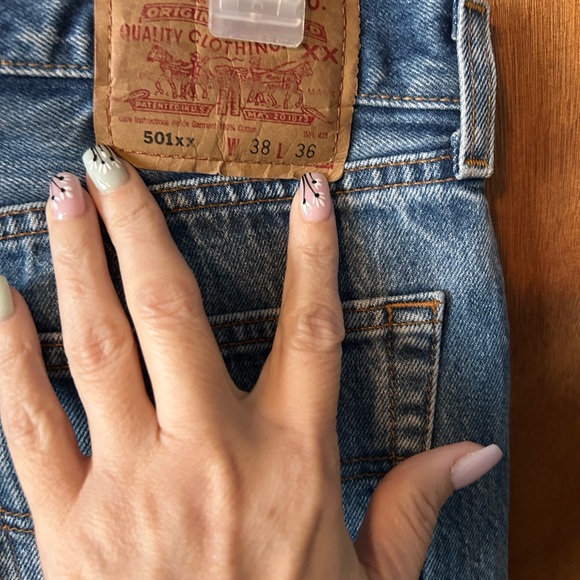 Vintage 501 Original Fit Selvedge Men's Jeans - Picture 4 of 6